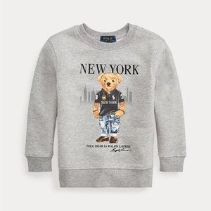 Polo by Ralph Lauren Kids Gray Sweatshirt with Bear Design